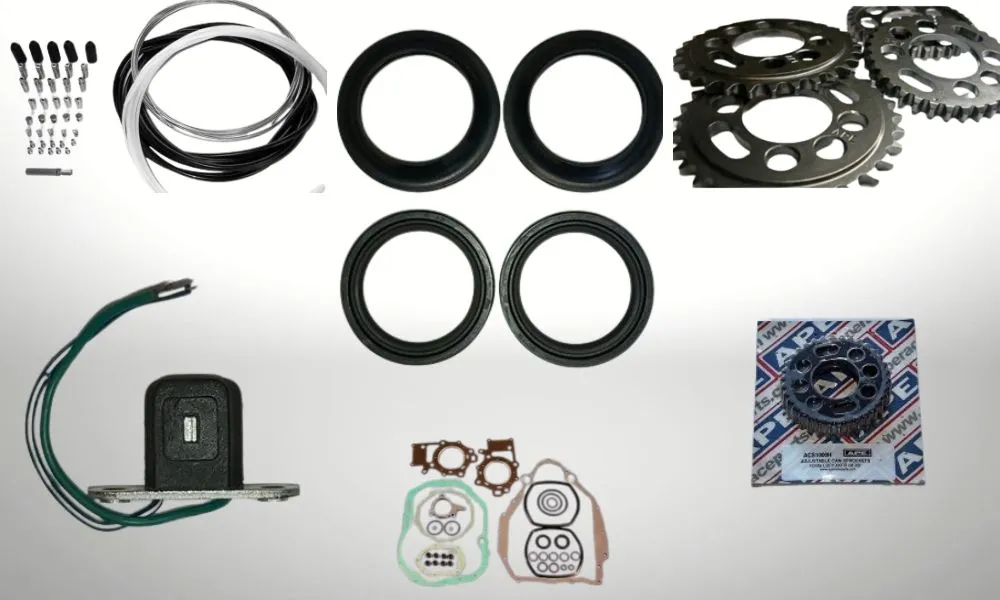 Keyster Carb Parts K&L Supply Scotts Performance Z-Power Dynatek Boyer Bransden APE Raceparts PMC Inc (classic Kawasaki parts) From brakes, cables, classic Kawasaki bits, carburetors, driveline bits, electrical parts, engine parts, filters, fuel system bits, fork oil seals, hardware, ignition systems, steering stem roller bearings or even wheel spokes MotoComp stocks or can source them all. Whether it is a road bike, dirt bike, adventure bike or ATV give them a try. Some of the performance upgrades from MotoComp include adjustable cam sprockets, manual cam chain tensioners and slipper clutches, as well as a bunch of hard to find tools like a clutch holding tool, oil filter wrench and other interesting bits.