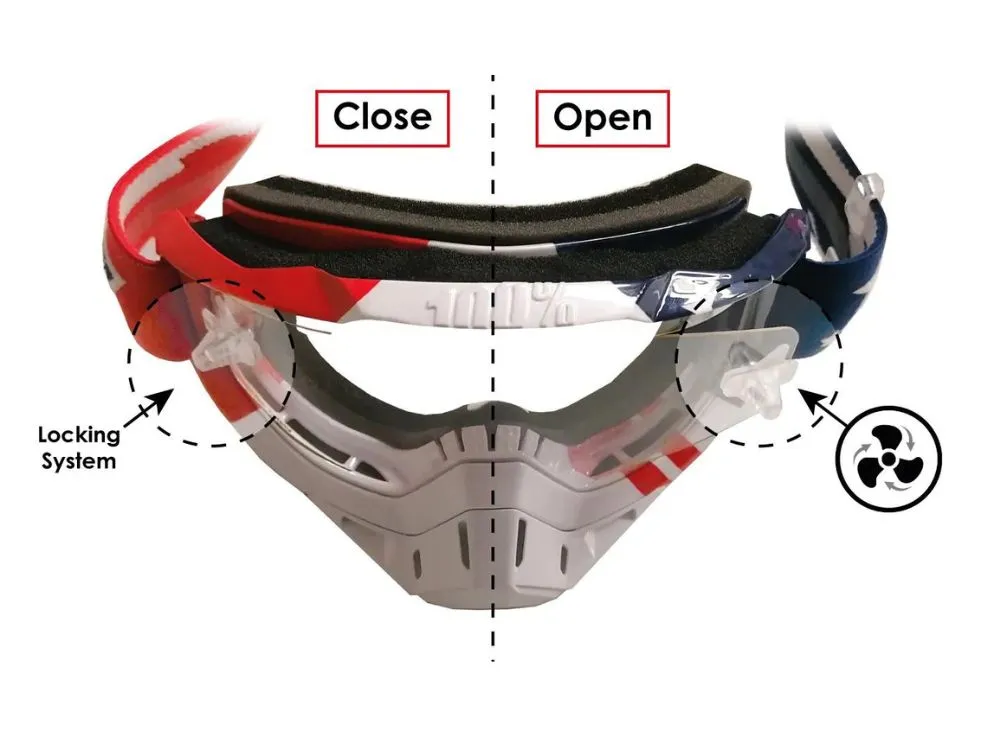 AirScreen Vented goggle lenses.