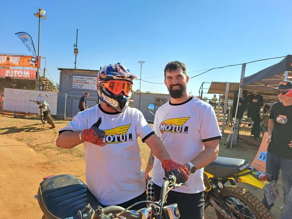 Motul colleagues Joseph Bonsma and Kevin Sanders got a chance to hit the track this year, image by Listen Up