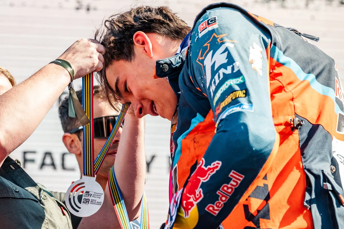 CANET Edgar (spa), Red Bull KTM Factory Racing, KTM 450 Rally Factory, Rally2, FIW W2RC, portrait during the Stage 5 of the South African Safari Rally 2025, 3rd round of the 2025 WR2C on May 24, 2025 around Sun City, South Africa - Photo EdoPhoto / DPPI