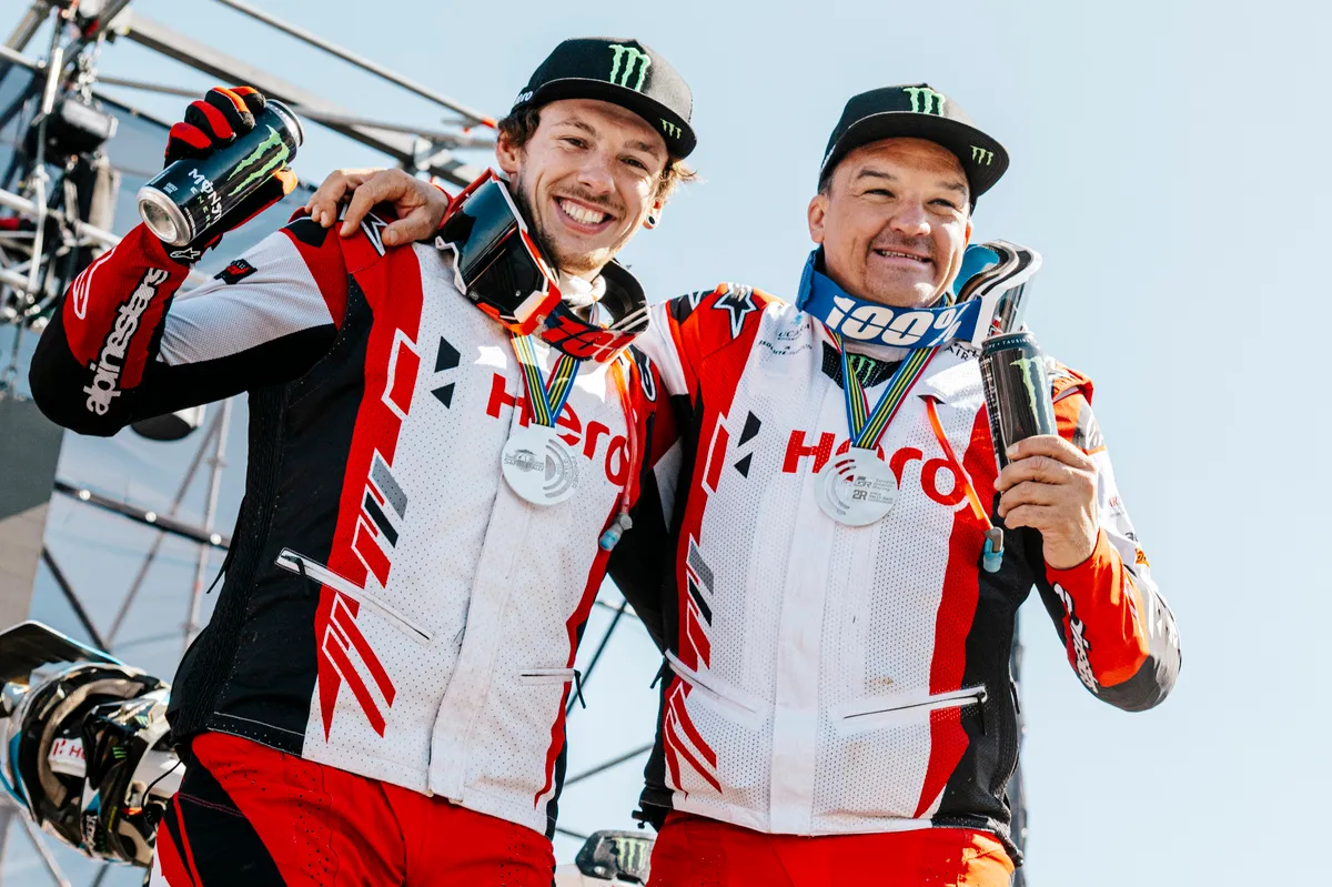 EBSTER Tobias (aut), Hero Motorsports Team Rally, Hero 450 Rally, Rally2, FIM W2RC, portrait, BRANCH Ross (bot), Hero Motorsports Team Rally, Hero 450 Rally, RallyGP, FIM W2RC, portrait during the Stage 5 of the South African Safari Rally 2025, 3rd round of the 2025 WR2C on May 24, 2025 around Sun City, South Africa - Photo EdoPhoto / DPPI