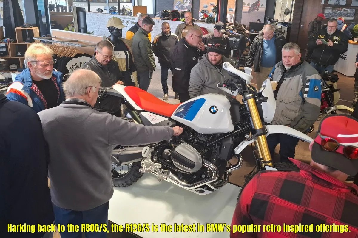 BMW Motorrad East Rand unveils the all new BMW R12 G_S-Harking back to the R80G_S, the R12G_S is the latest in BMW’s popular retro inspired offerings