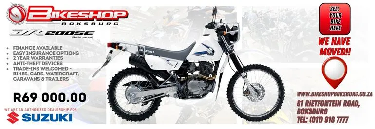 BIKESHOP BOKSBURG SUZUKI EAST - DR200SE - STRIP 5 - DT