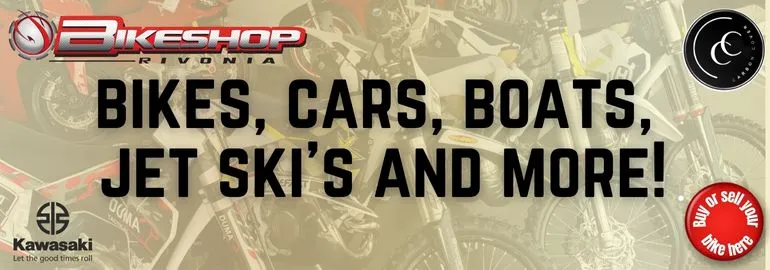 bikeshop rivonia, bikeshop, suzuki, honda, ktm, yamaha, bmw, kawasaki, haley-davidson, indian, ducati